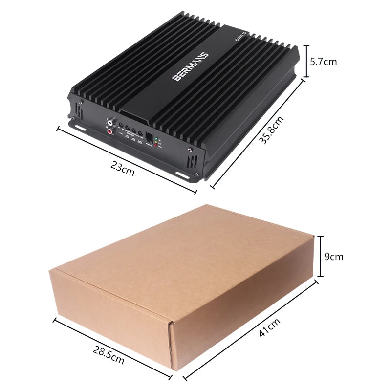 Bermans Car High Power Amplifier 4000W Class D Mono