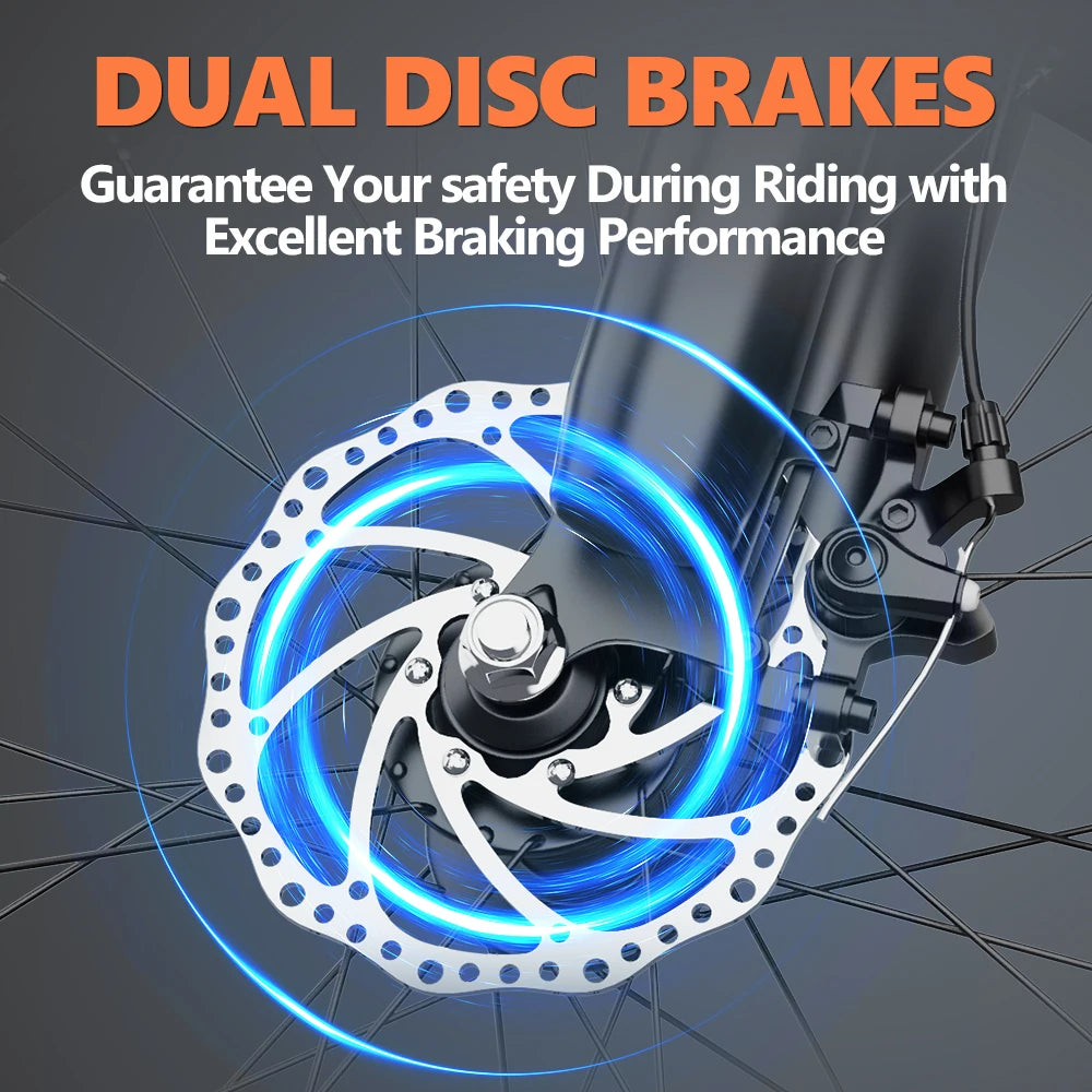 Kickwey LD20 Electric Mountain Bike 1500W 48V Fat Tire