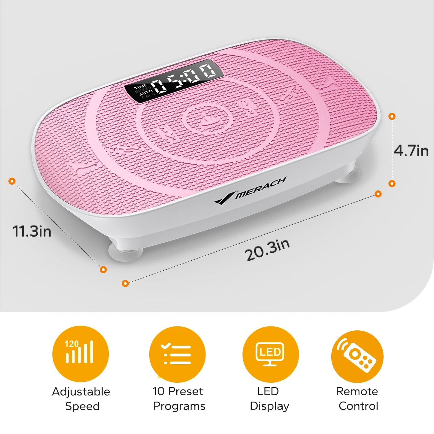 MERACH Vibration Plate Exercise Machine For Whole Body Workout