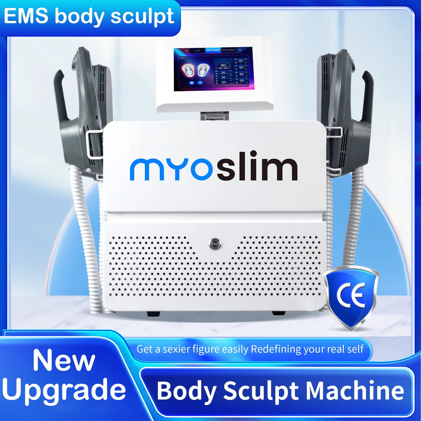 Myoslim Neo 15 Tesla RF Body Sculpting 6500W EMS Machine