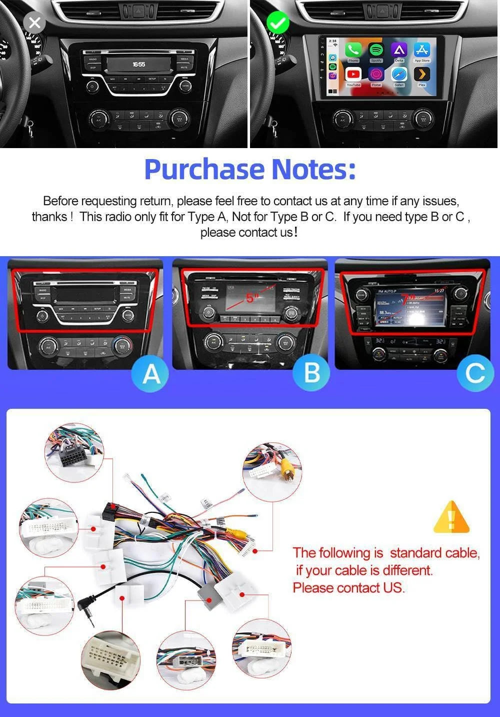 Android 13 Car Radio for Qashqai X-Trail with Android Auto