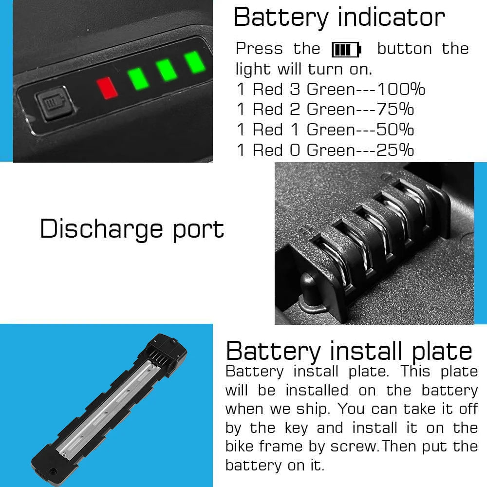 UNITPACKPOWER 48V 21Ah Ebike Battery Pack For Scooter