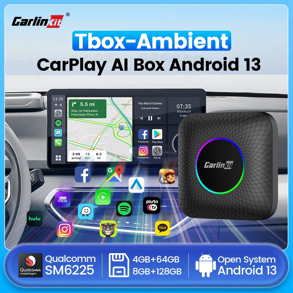 Carlinkit 3 In 1 Android CarPlay Box Wireless Android Auto
