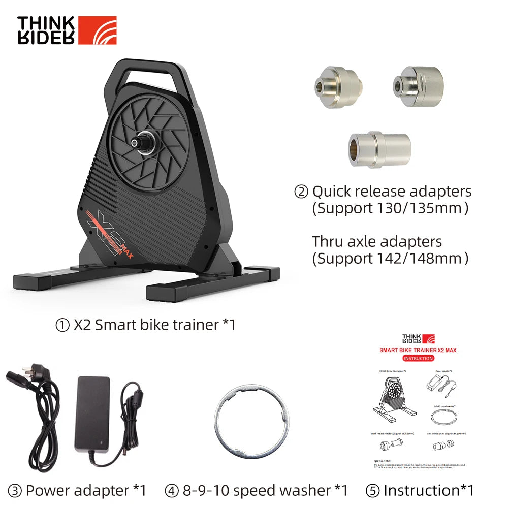 ThinkRider X2Max Smart Bike Trainer With BuiltIn Power Meter