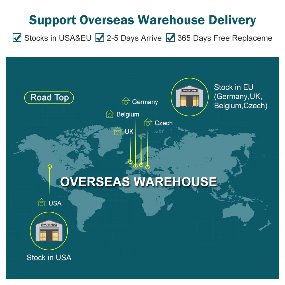 Road Top Wireless CarPlay for Lexus ES with Android Auto