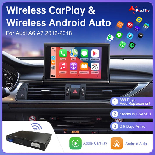 Road Top Wireless CarPlay For Audi A6 A7 S6 S7Pro