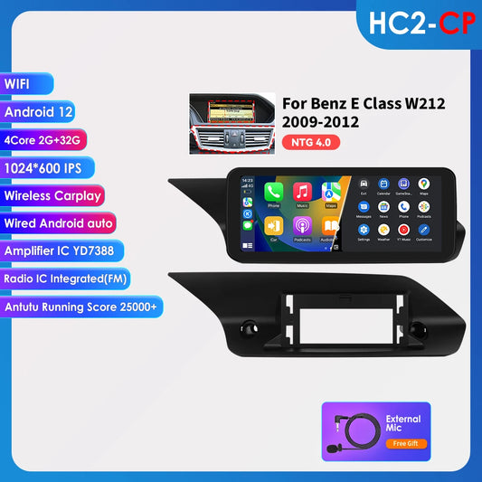 OSSURET Mercedes W212 Android Auto Multimedia CarPlay