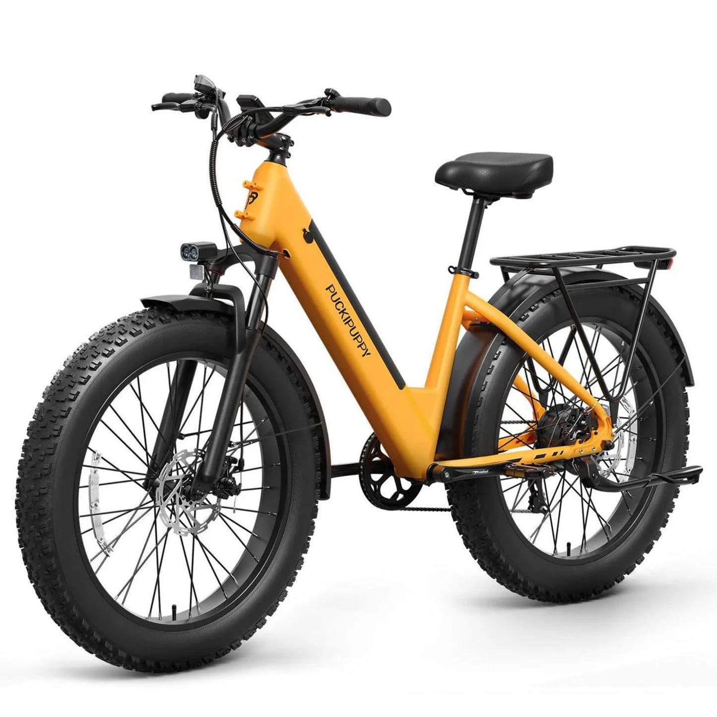 Puckipuppy Samoyed Electric Bike 960W Peak 28MPH Fat Tire
