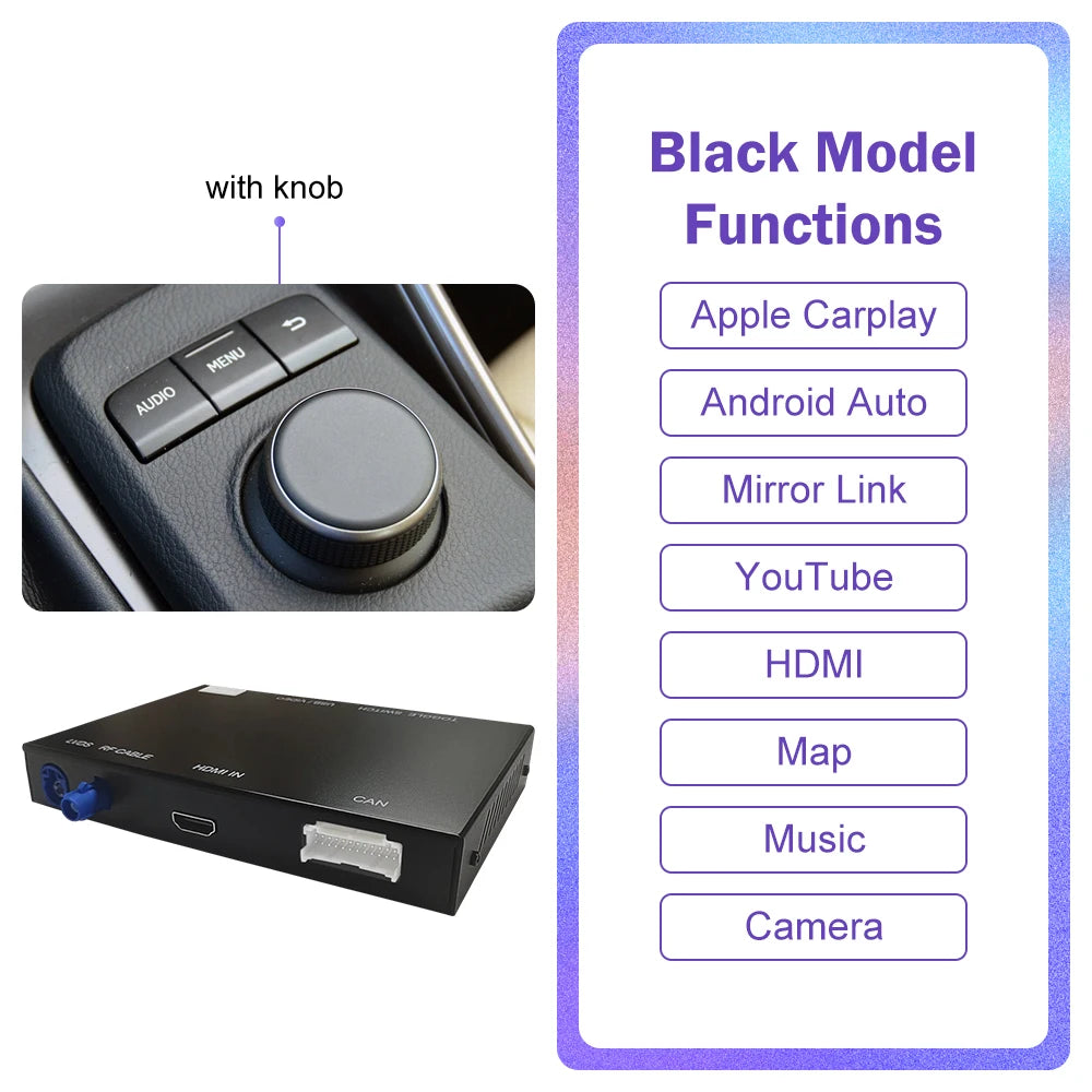 Road Top Wireless CarPlay Android Auto Receiver for Lexus Models