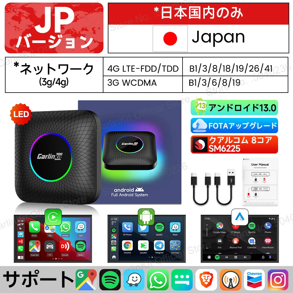 Carlinkit 3 In 1 Android CarPlay Box Wireless Android Auto