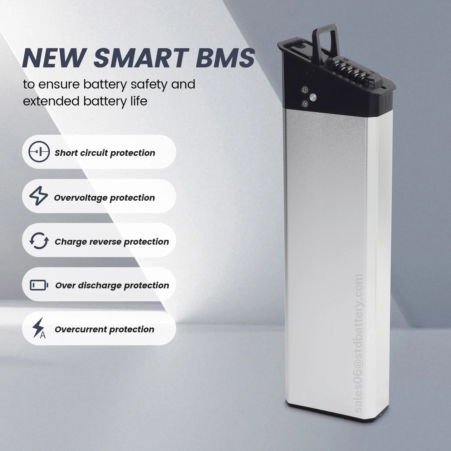 48V Folding Electric Bike Battery 14Ah for DEEPOWE GR20 X8