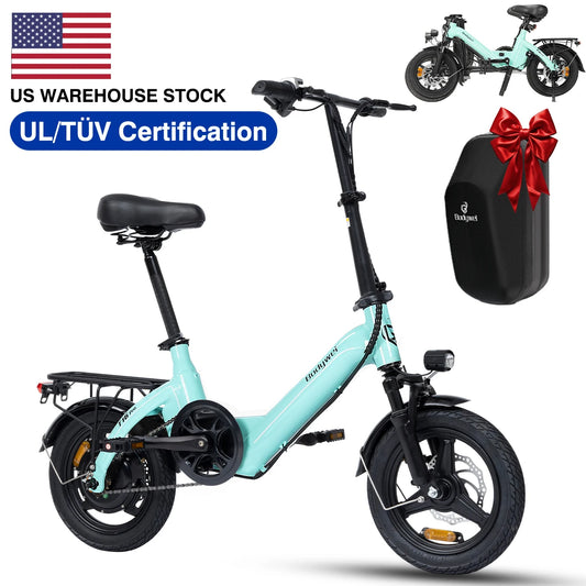 Bodywel T16pro Foldable Electric Bike 750W Motor 20Mph Urban Commuter
