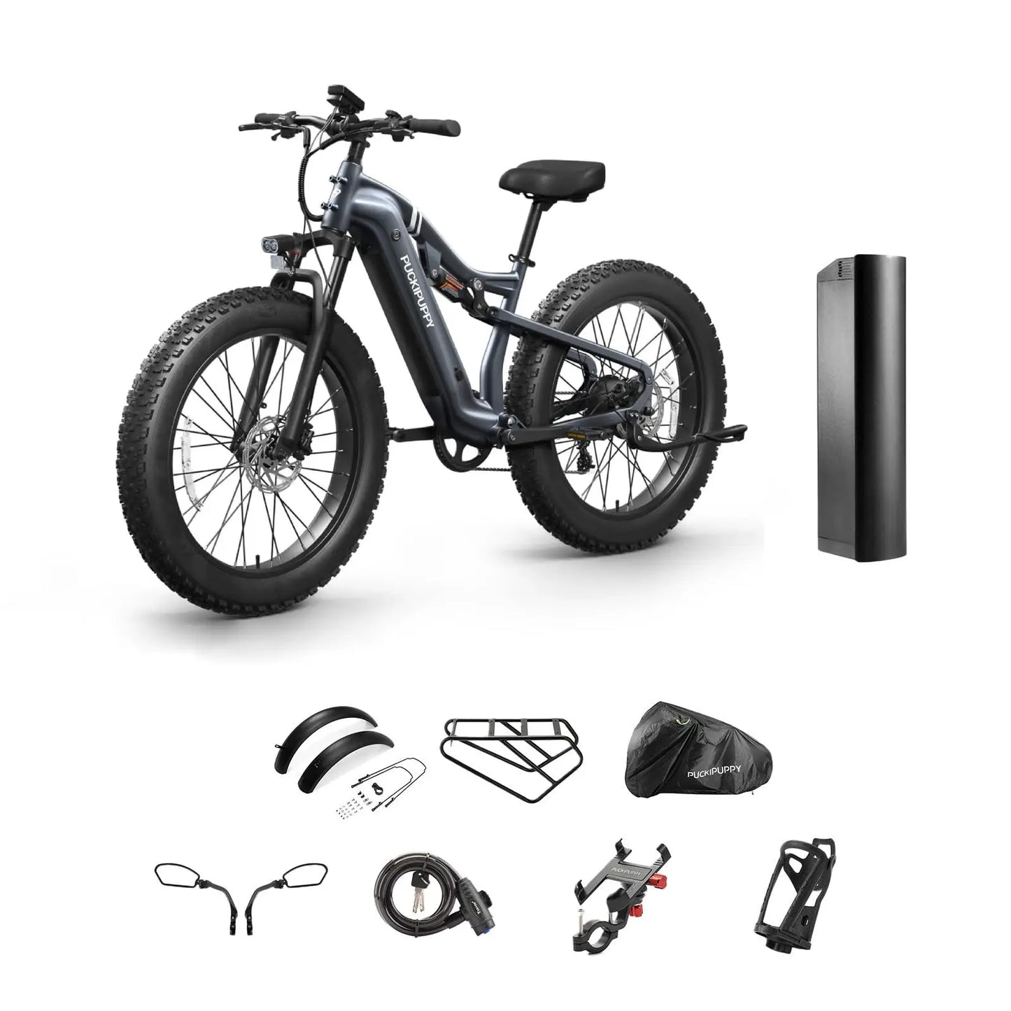 PUCKIPUPPY Labrador Pro 1350W Fat Tire Electric Mountain Bike