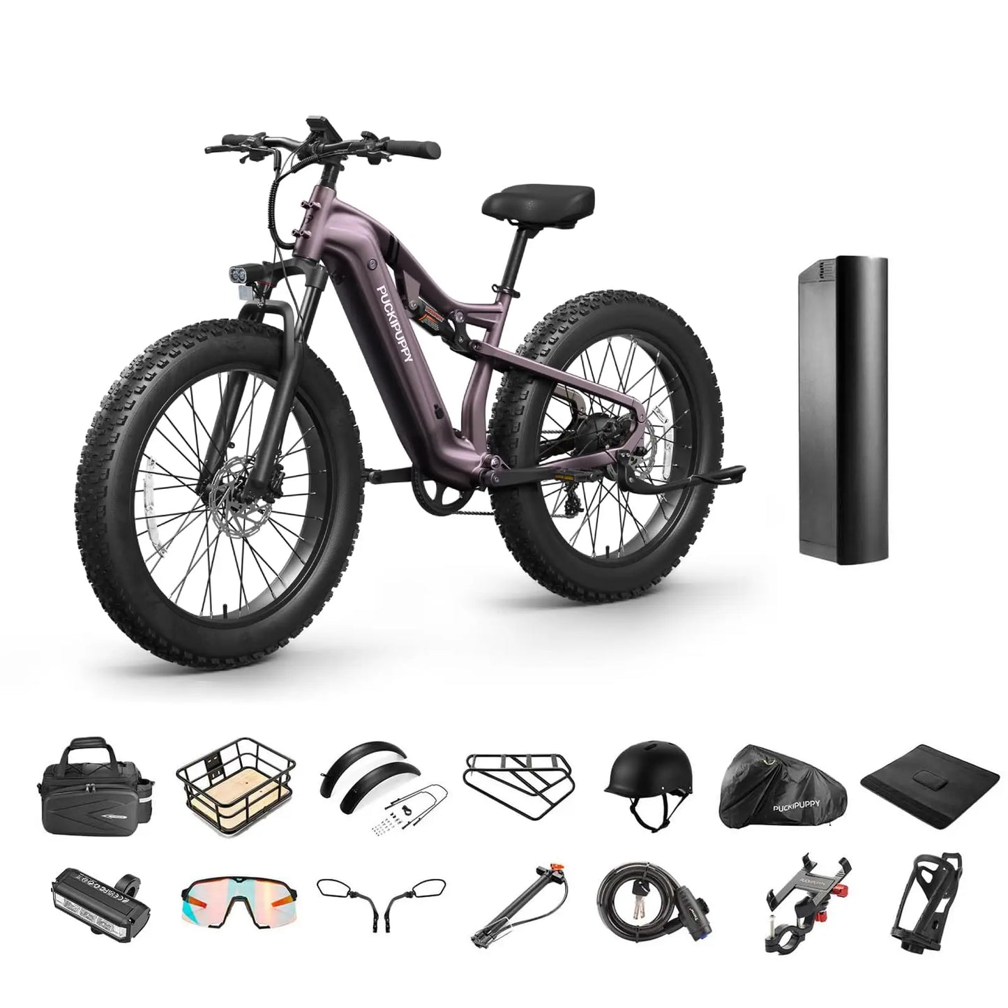 PUCKIPUPPY Labrador Pro 1350W Fat Tire Electric Mountain Bike