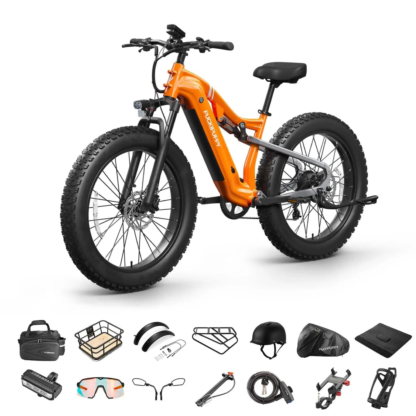 PUCKIPUPPY Labrador Pro 1350W Fat Tire Electric Mountain Bike