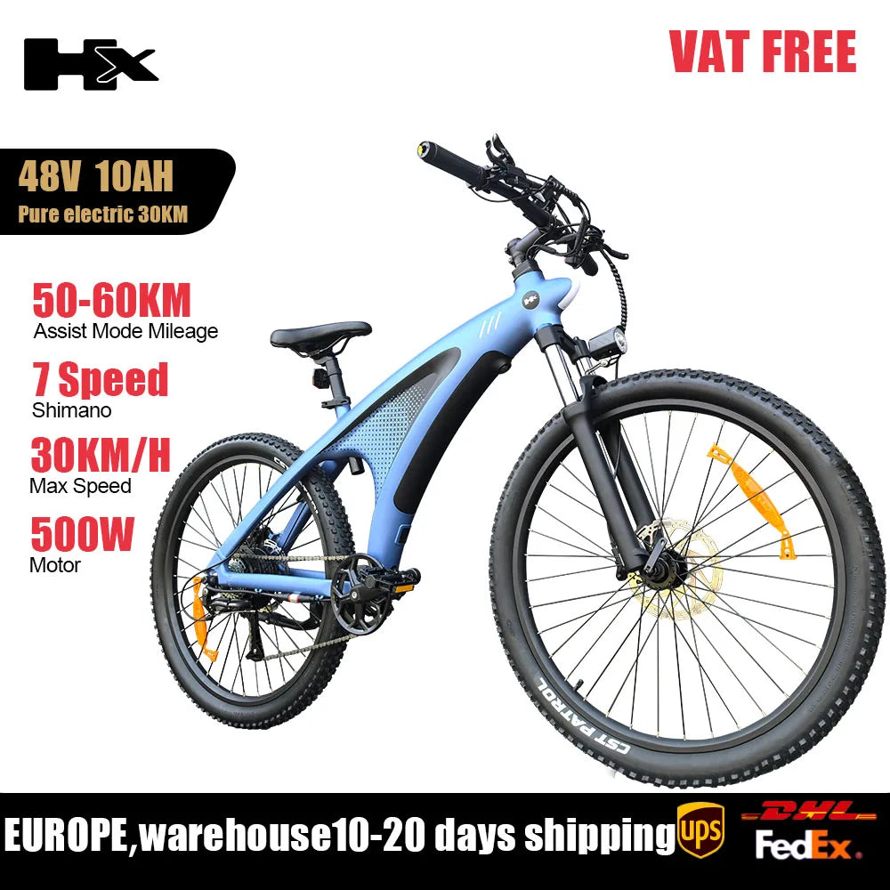 HUANCI HX Q5 2000W Electric Mountain Ebike Removable Battery