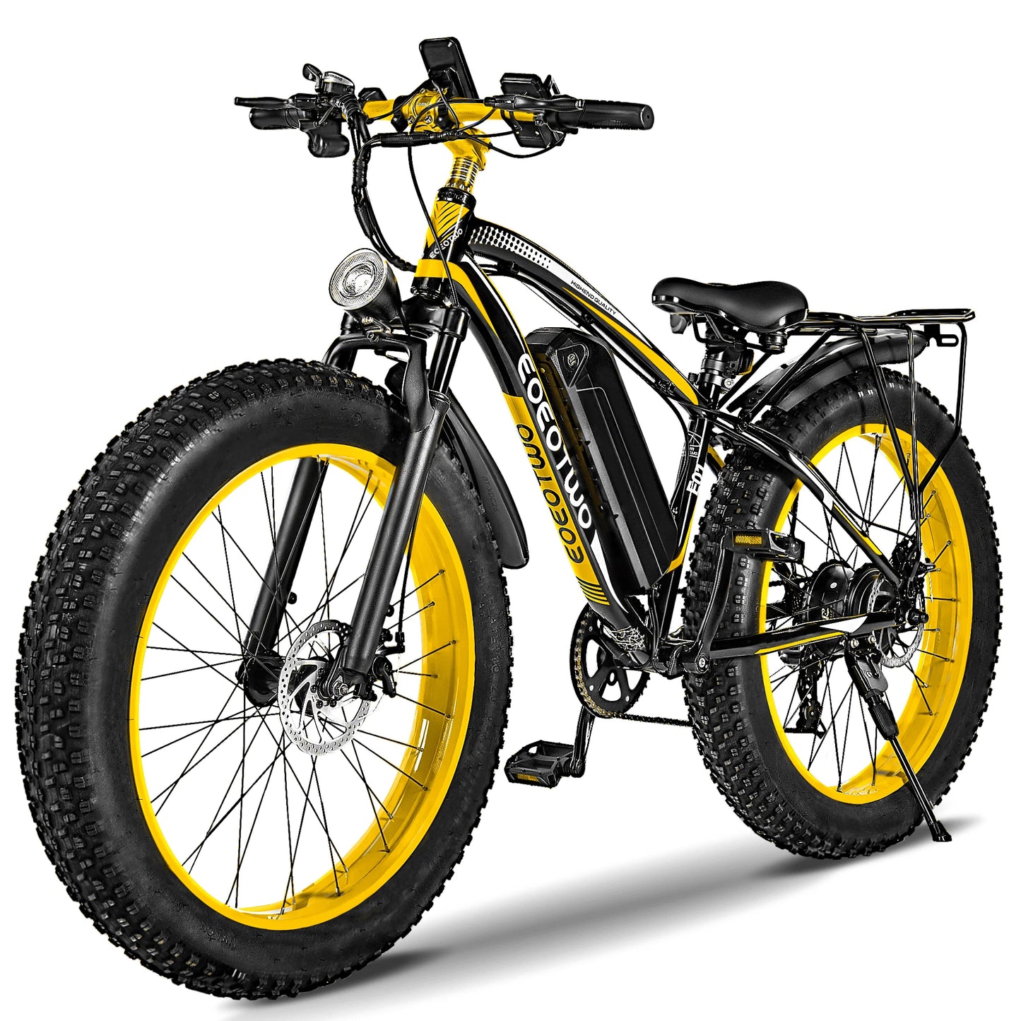 EOEOTWO E01 Electric Mountain Fat Tire Bike 1500W Peak