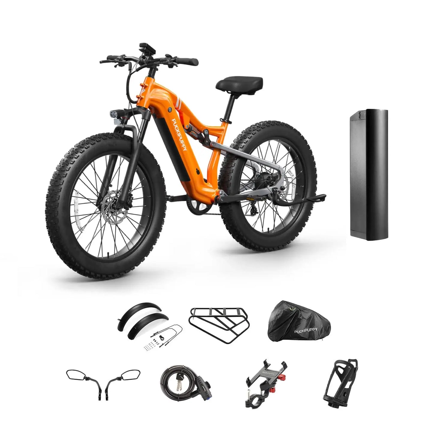 PUCKIPUPPY Labrador Pro 1350W Fat Tire Electric Mountain Bike