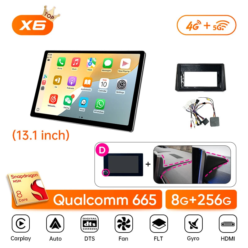 Ainavi Wireless CarPlay Android Auto Car Stereo Toyota Corolla E210