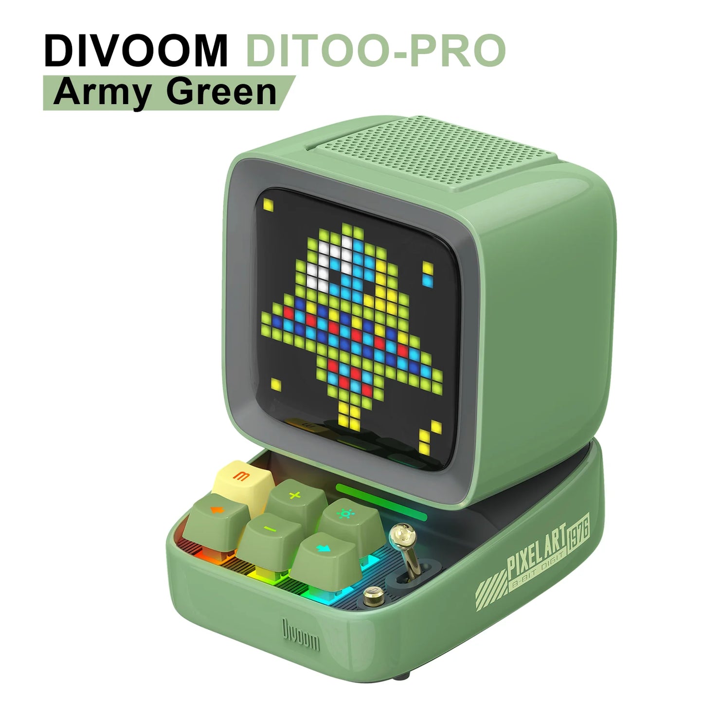 Divoom Ditoo-Pro Retro Pixel Art Bluetooth Speaker With LED Display