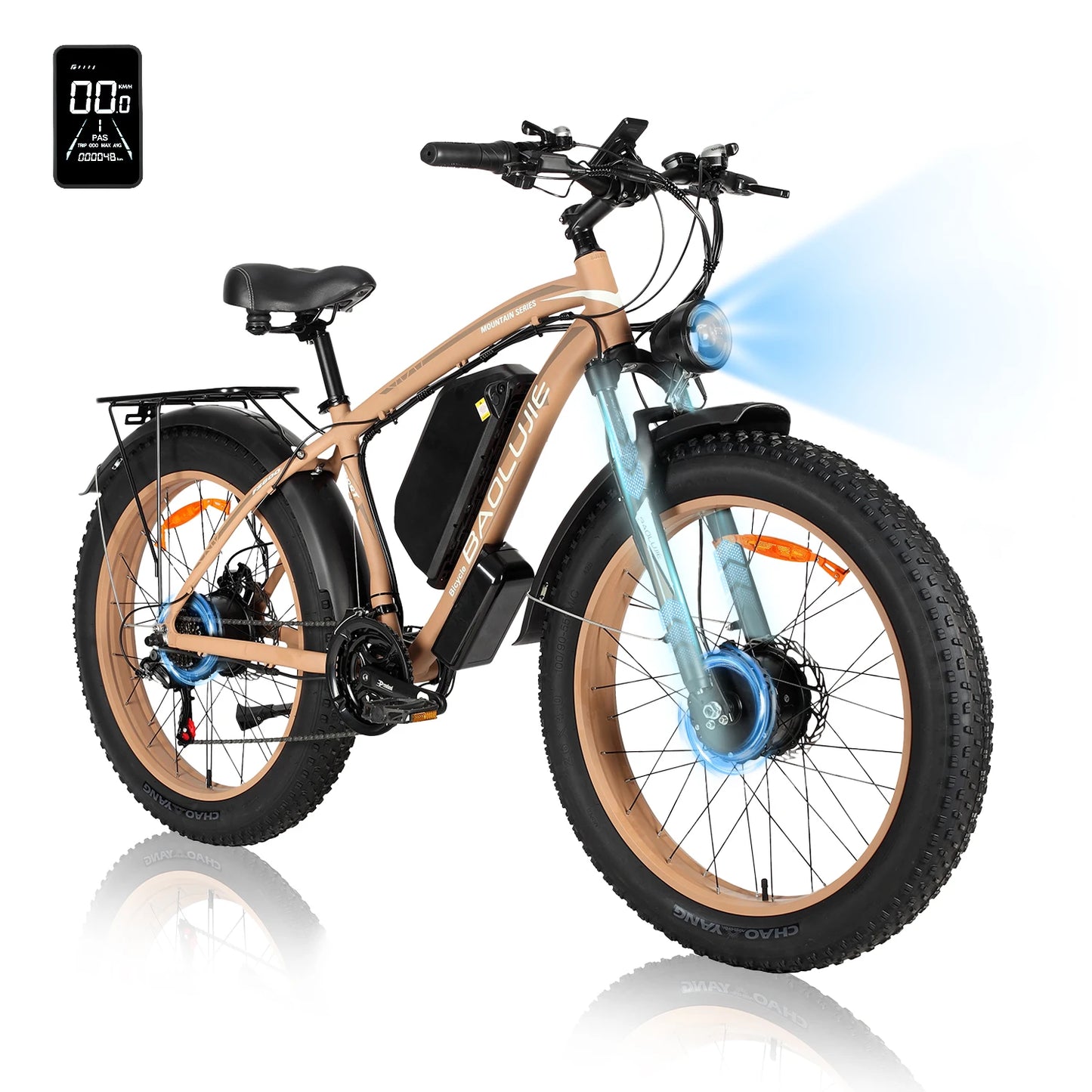 Baolujie DM01 Electric Bicycle 60V 42 MPH Max Speed EBike