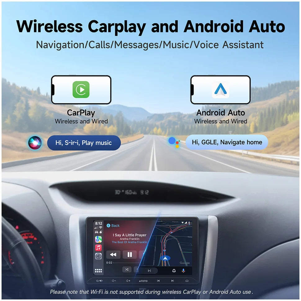 Atoto Android Car Stereo Bluetooth Apple CarPlay Android Auto