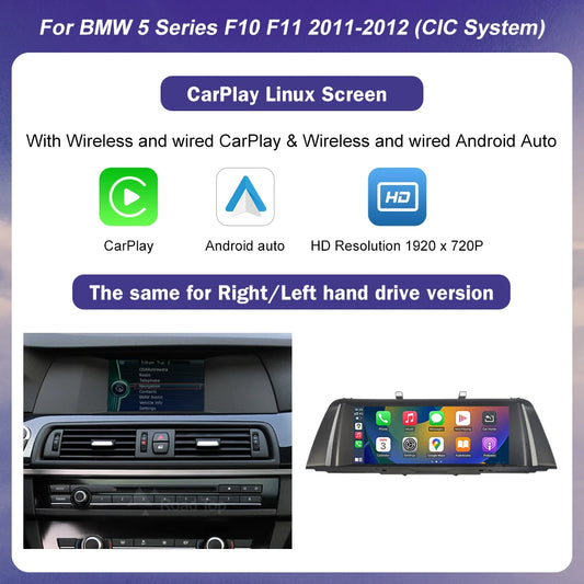 Road Top BMW 5 Series F10 F11 Touch Screen CarPlay