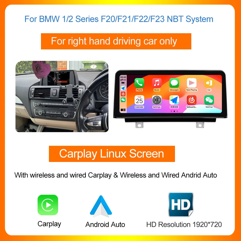 AUTOTOP Wireless CarPlay Android Auto In Dash Multimedia Receiver