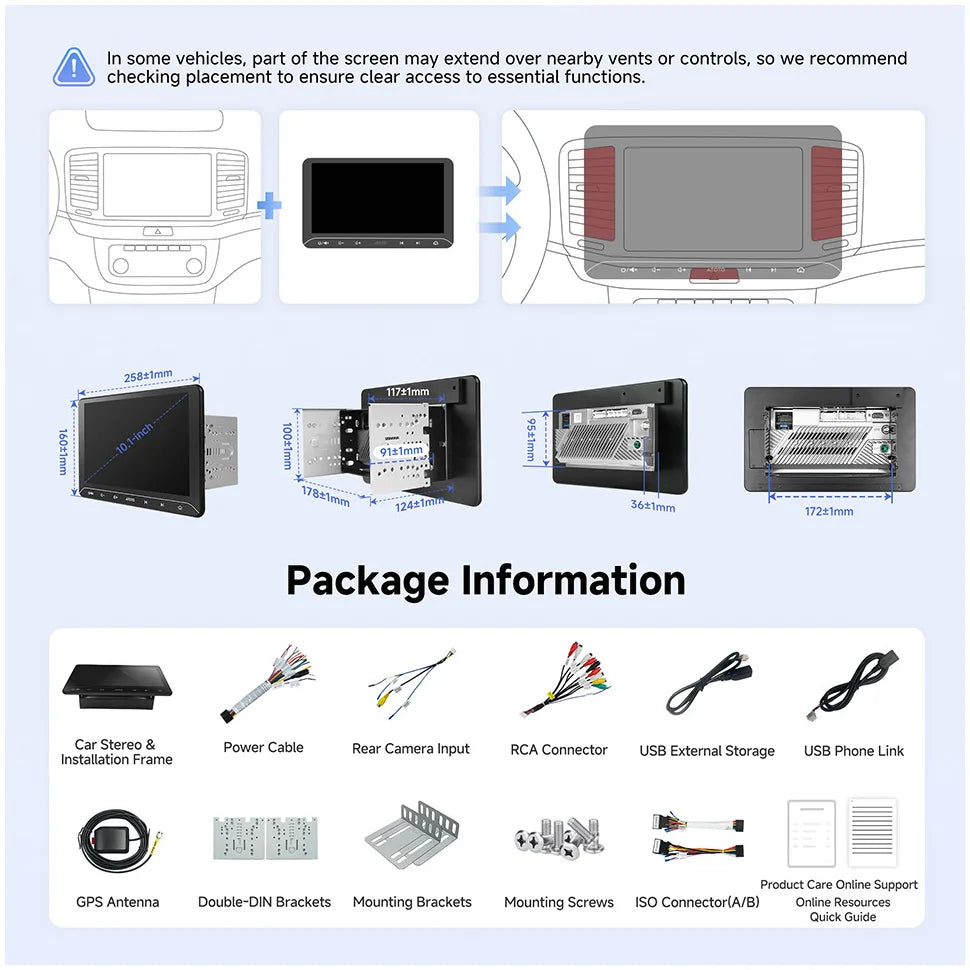 Atoto Android Car Stereo Bluetooth Apple CarPlay Android Auto
