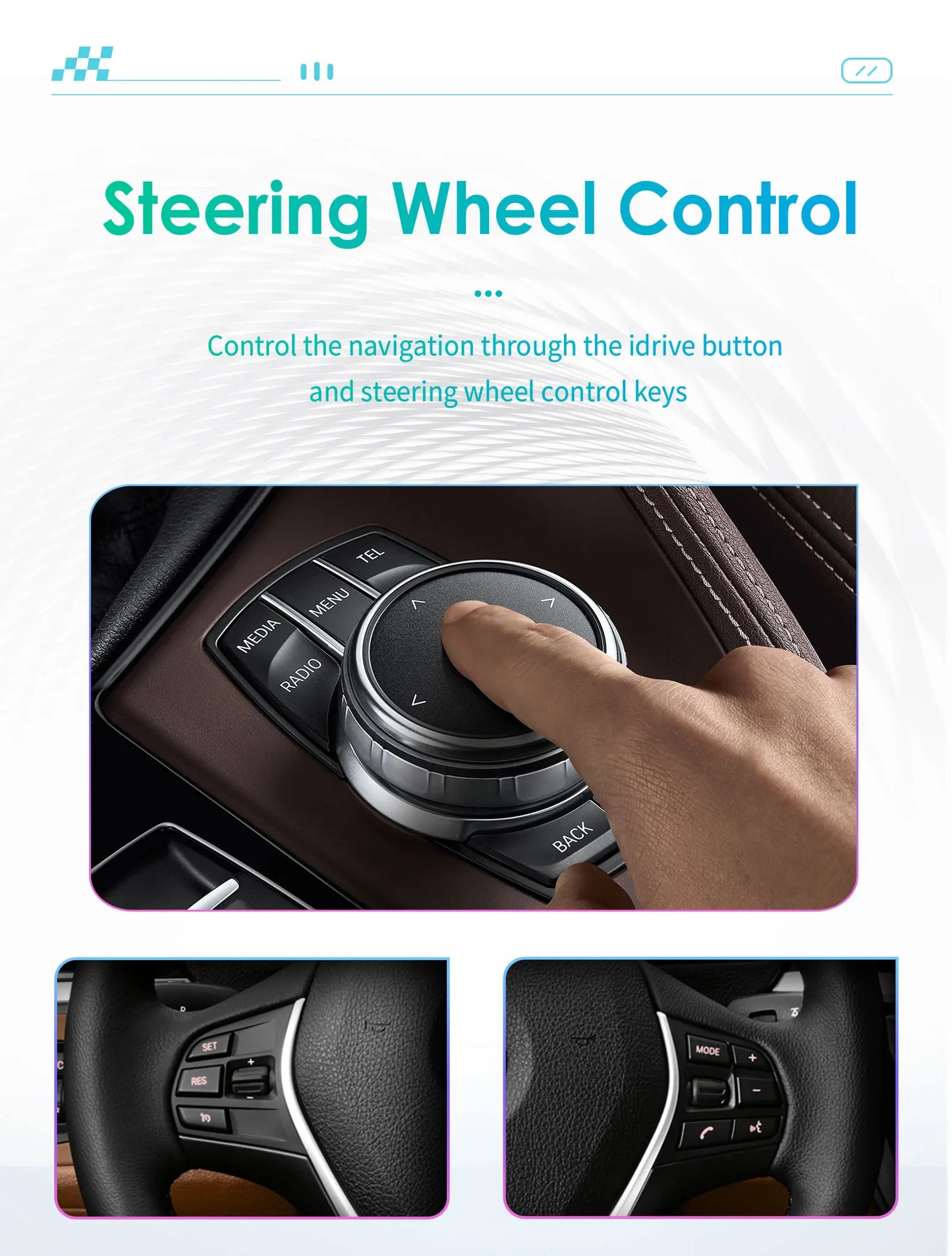 OSSURET CarPlay Android 13 Autoradio BMW X3 X4 F26 F25