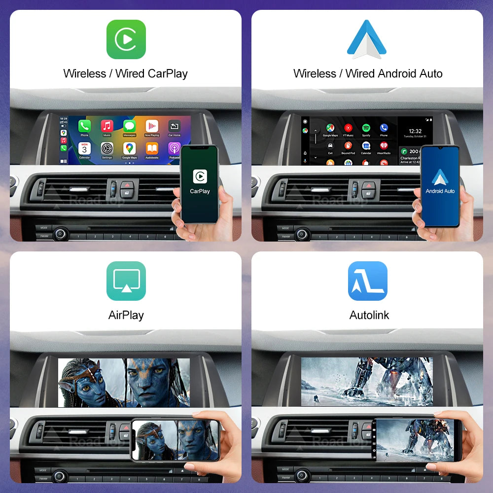 Road Top BMW 5 Series F10 F11 Touch Screen CarPlay