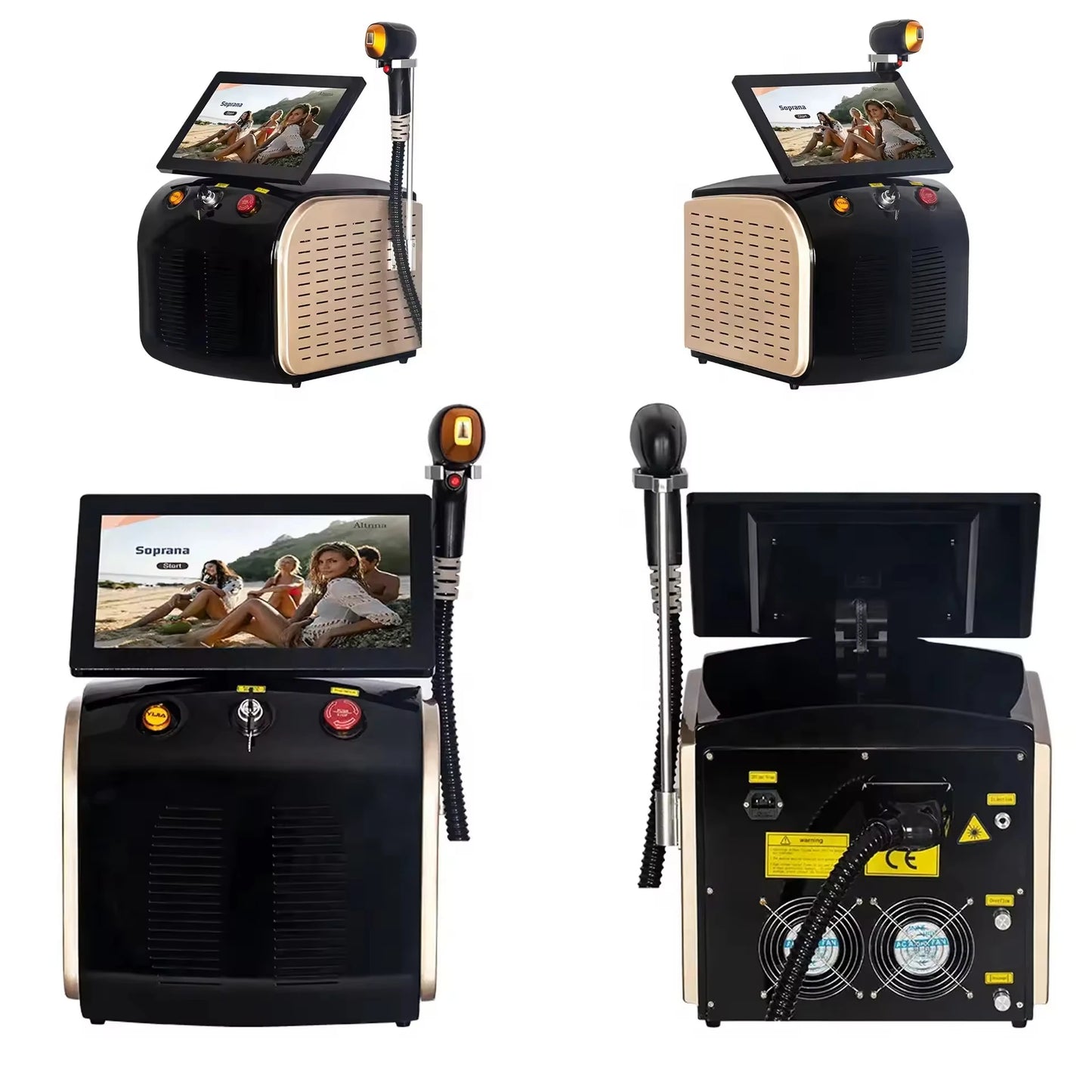 BOMP 808nm Diode Laser Hair Removal Device For Commercial Use