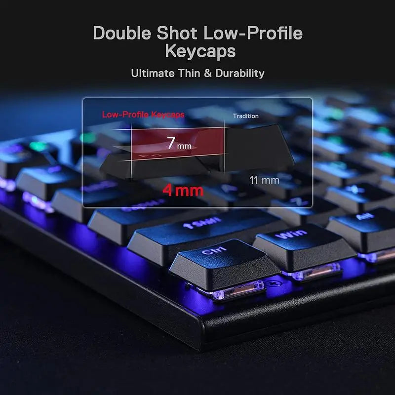 Redragon K618 Horus Wireless RGB Mechanical Keyboard Tri Mode