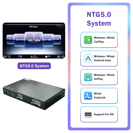 Road Top Wireless CarPlay for Mercedes Benz C Class W205