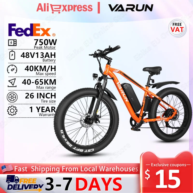 Varun M26 Pro E Bike 750W Peak Motor 48V BatterySystem