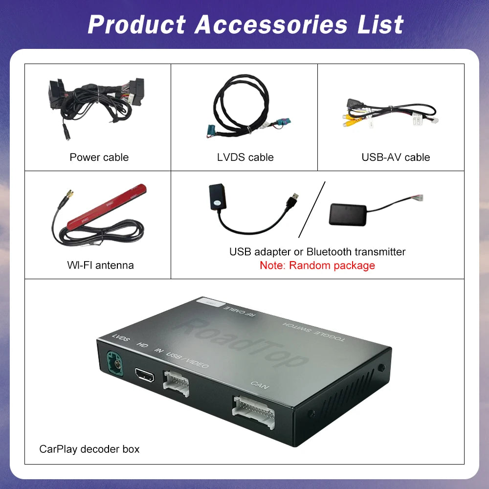 Road Top Wireless CarPlay for Mercedes Benz C Class W205