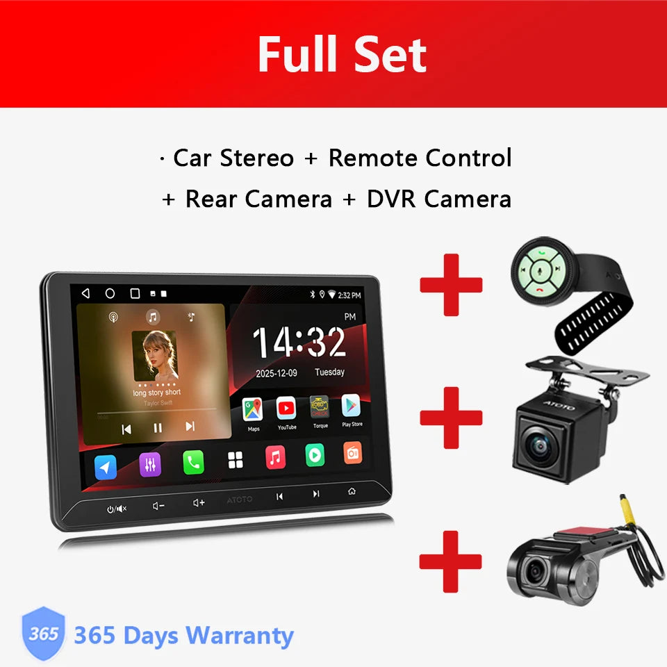 Atoto Android Car Stereo Bluetooth Apple CarPlay Android Auto