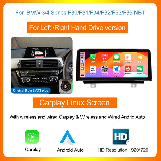 AUTOTOP Wireless CarPlay Android Auto In Dash Multimedia Receiver