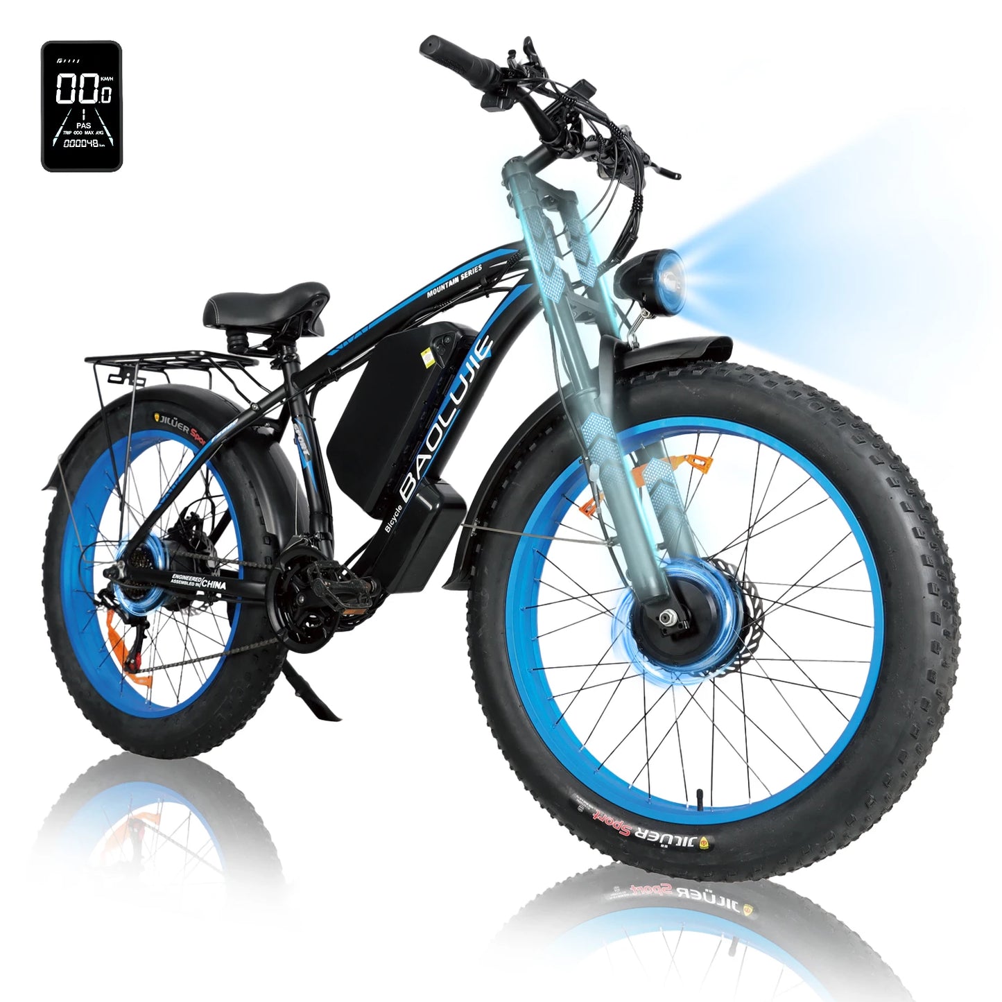 Baolujie DM01 Electric Bicycle 60V 42 MPH Max Speed EBike