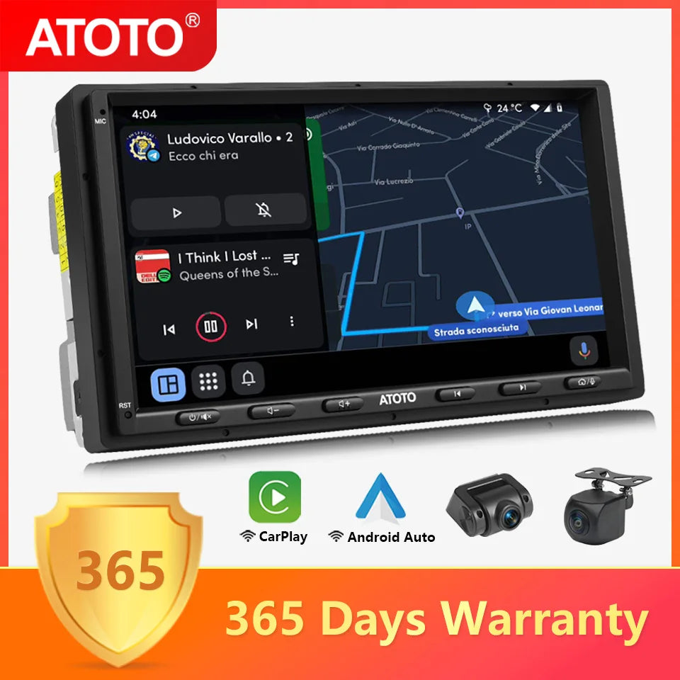 ATOTO S8 Android Car Stereo Bluetooth Android Auto CarPlay