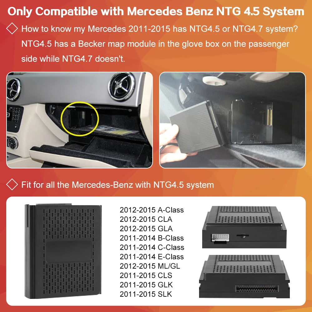 Wincago Wireless CarPlay for Mercedes Benz with Android Auto AirPlay