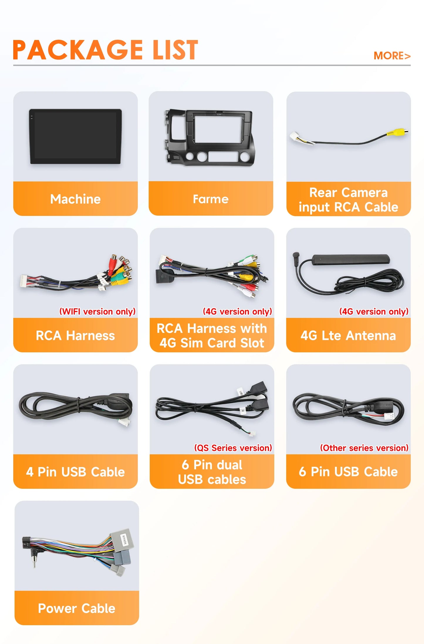 OSSURET Android 12 Car Radio For Honda Civic GPS Navi