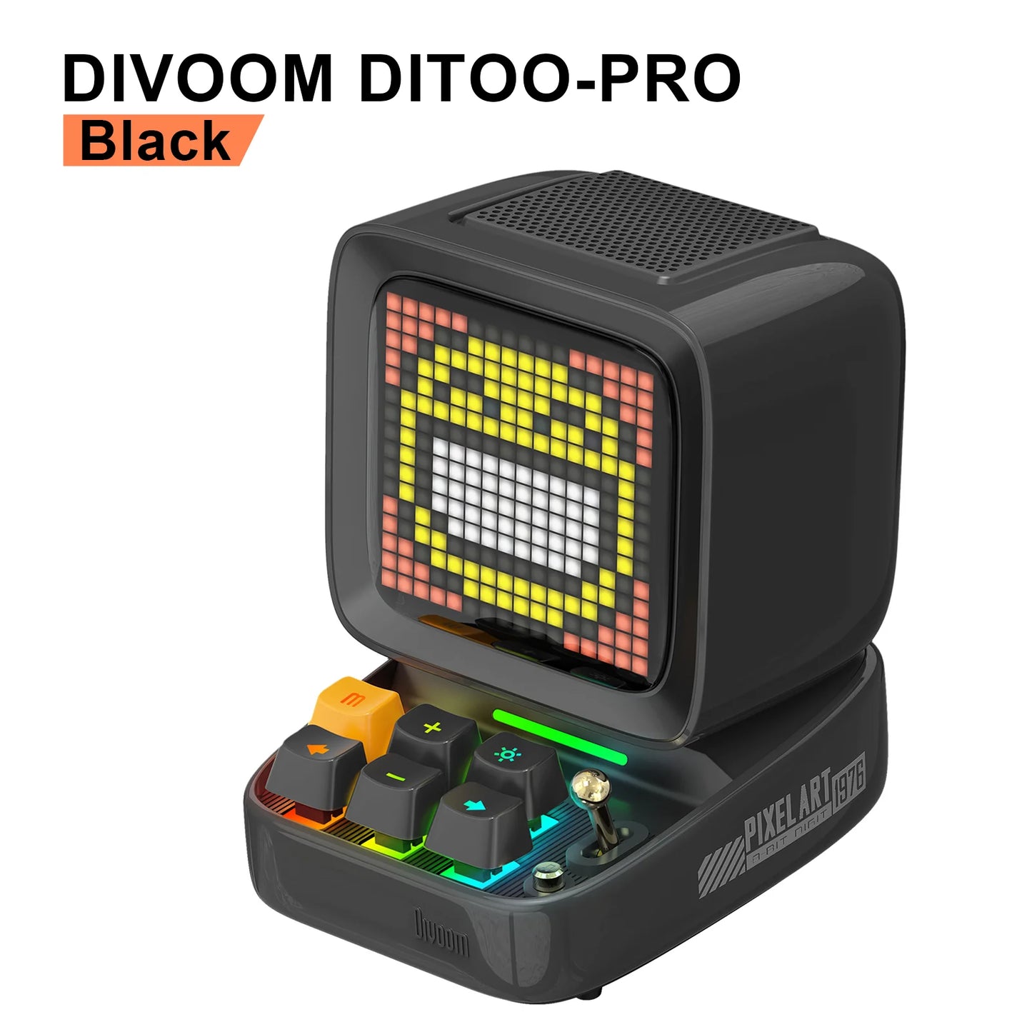Divoom Ditoo-Pro Retro Pixel Art Bluetooth Speaker With LED Display