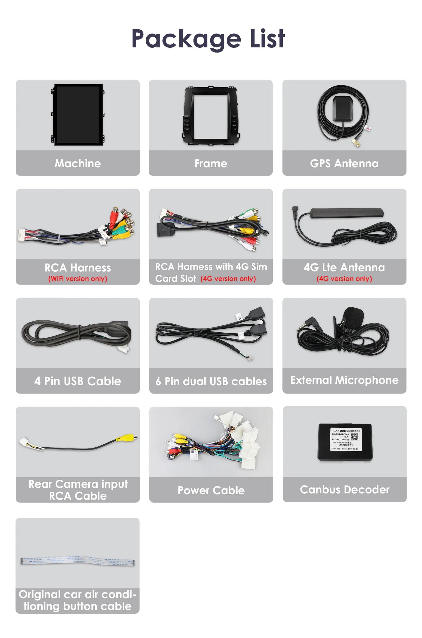 OSSURET Android 13 Car Stereo For Toyota Land Cruiser Prado