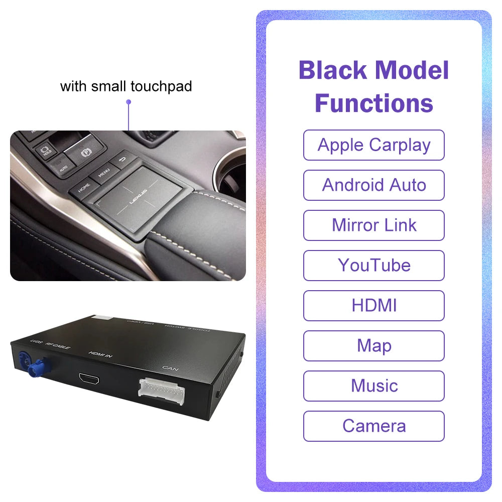 Road Top Wireless CarPlay Android Auto Receiver for Lexus Models