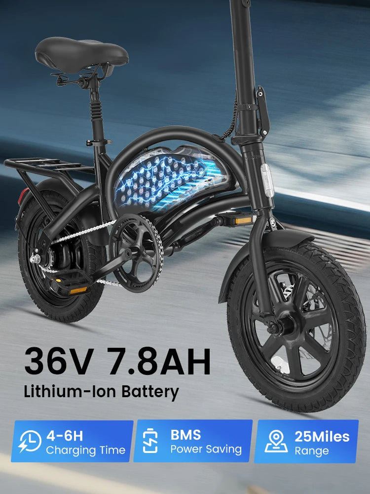 DYU D3F-MINI Foldable Electric Bicycle 500W 36V Battery