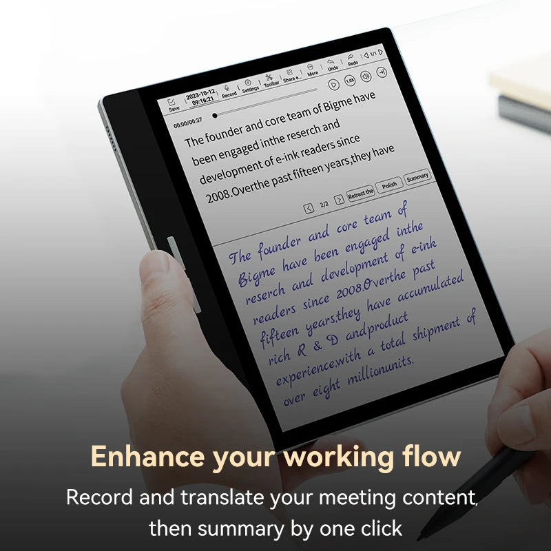 BIGME B751C Android OS eBook Reader With Google Play