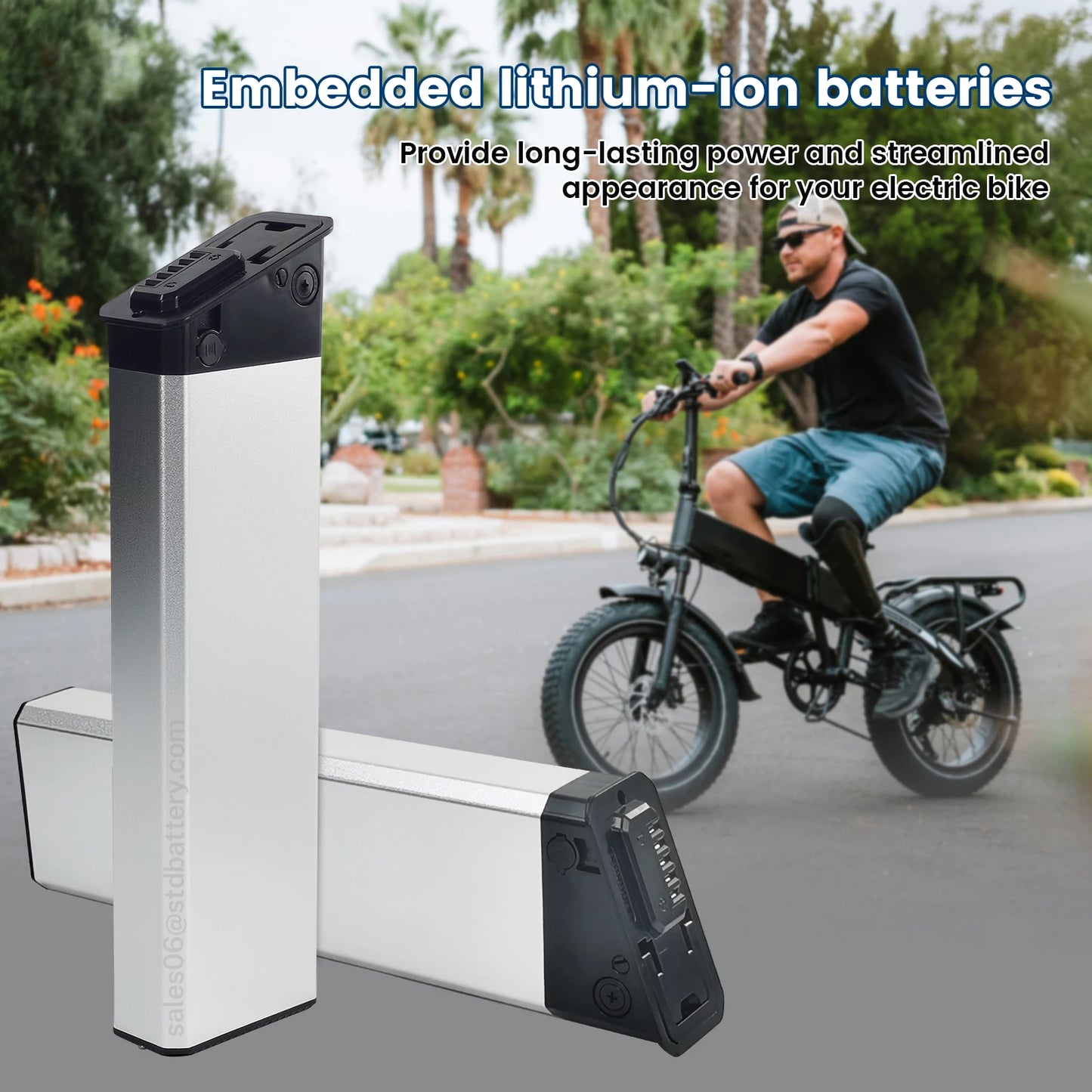 48V Folding Electric Bike Battery 14Ah for DEEPOWE GR20 X8