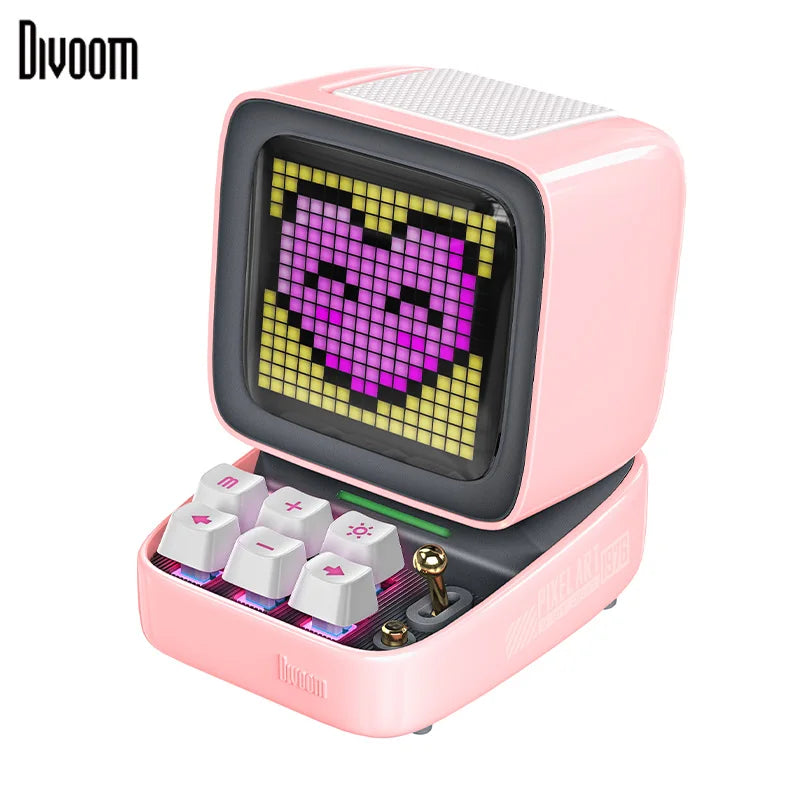 Divoom Ditoo-Pro Retro Pixel Art Bluetooth Speaker With LED Display