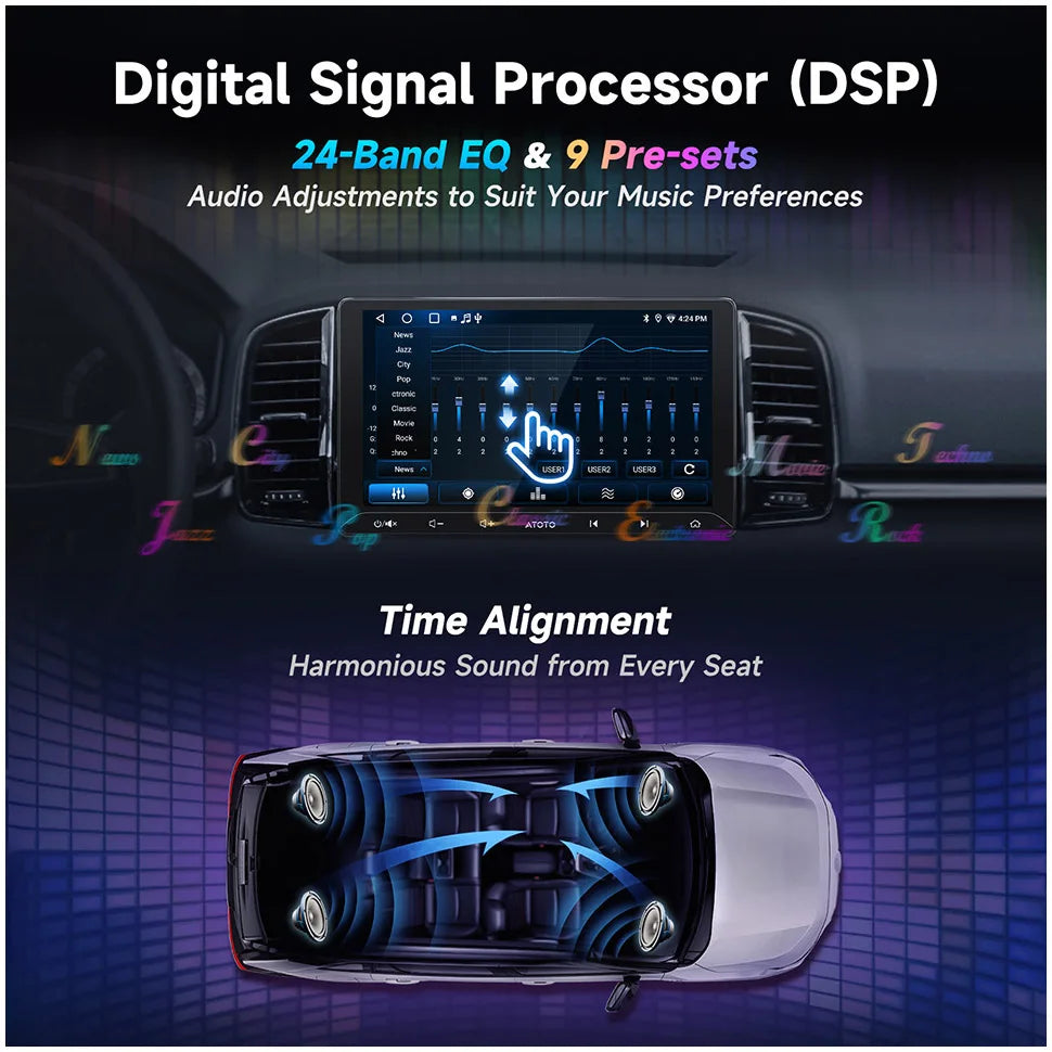 Atoto Android Car Stereo Bluetooth Apple CarPlay Android Auto